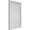 Ekena Millwork Vertical Surface Mount PVC Gable Vent: Functional, w/ 2"W x 1-1/2"P Brickmould Frame, 28"W x 42"H GVPVE28X4202SF - alternate 3